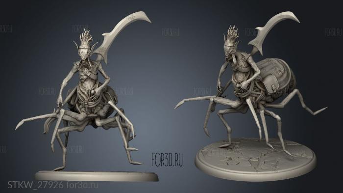 Drider Abomination Adventurer stl model for CNC