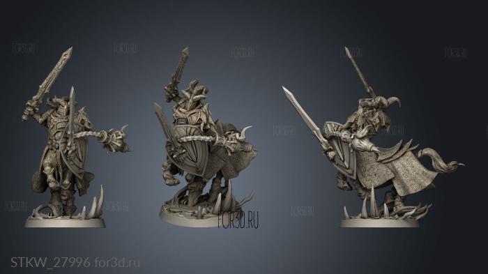 Centaur Knight stl model for CNC