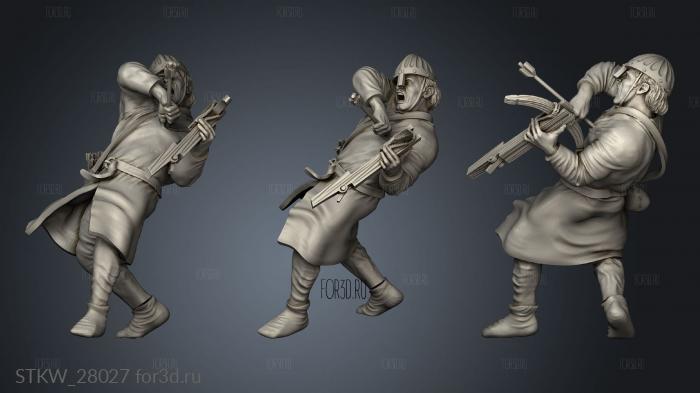 Spanish Crossbowman Casualty 3d stl модель для ЧПУ