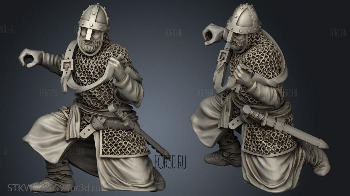 Spanish Speen Spear Kneel 3d stl модель для ЧПУ