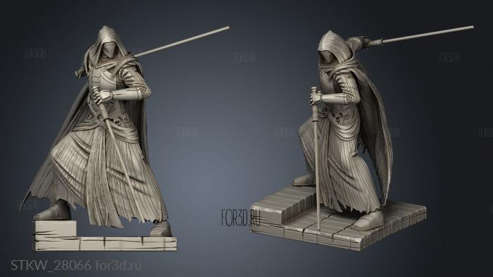 Darth Revan stl model for CNC