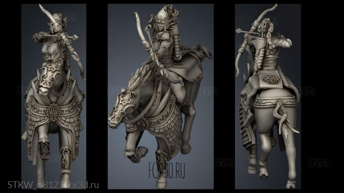 rider horse 3d stl модель для ЧПУ