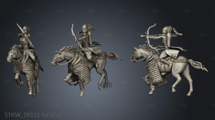 rider horse stl model for CNC