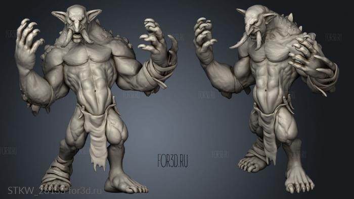 Yasashii Kyojin Troll 3d stl модель для ЧПУ