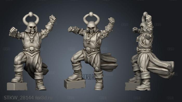 Chaos Sorcerer stl model for CNC