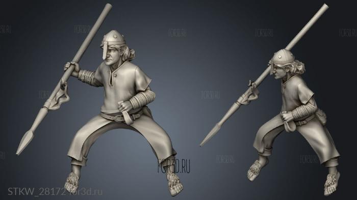 Halfling Militia Rider 3d stl модель для ЧПУ