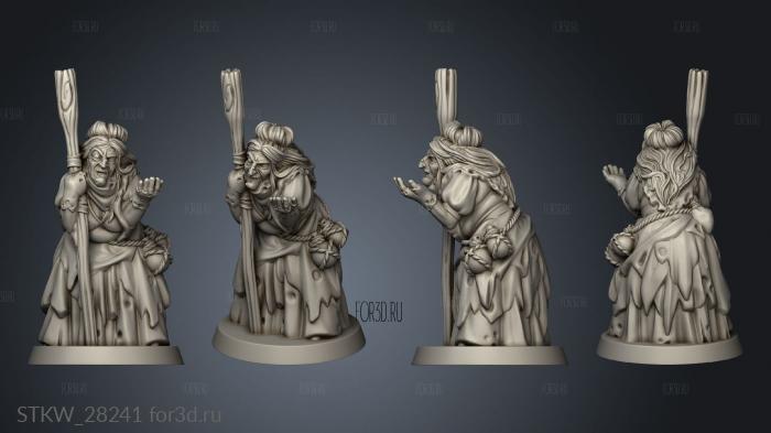 BABA Yaga PASTRY stl model for CNC