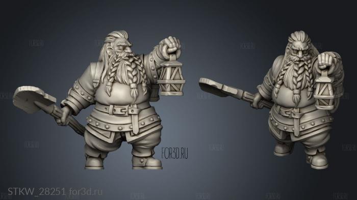 DWARF EXPLORER stl model for CNC