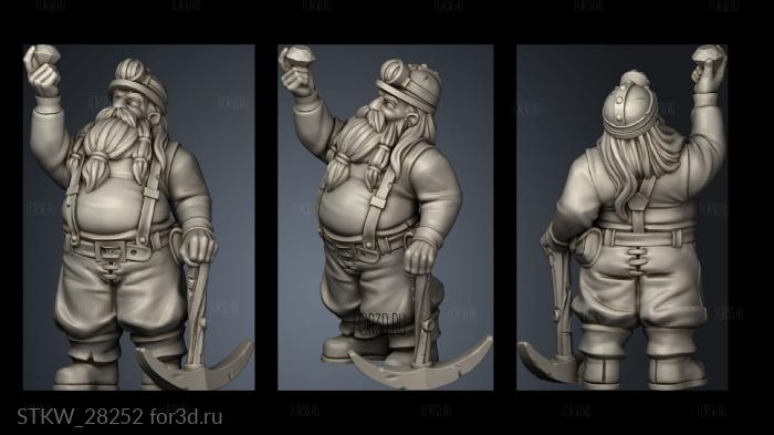 DWARF GEM stl model for CNC