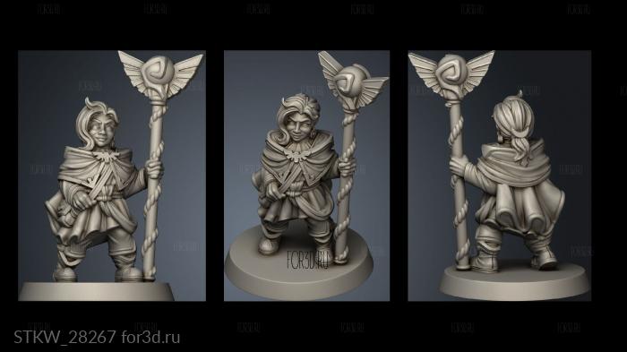 GNOME HEALER stl model for CNC