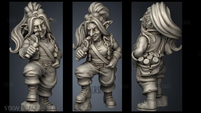 GOBLIN ARTIFICER stl model for CNC