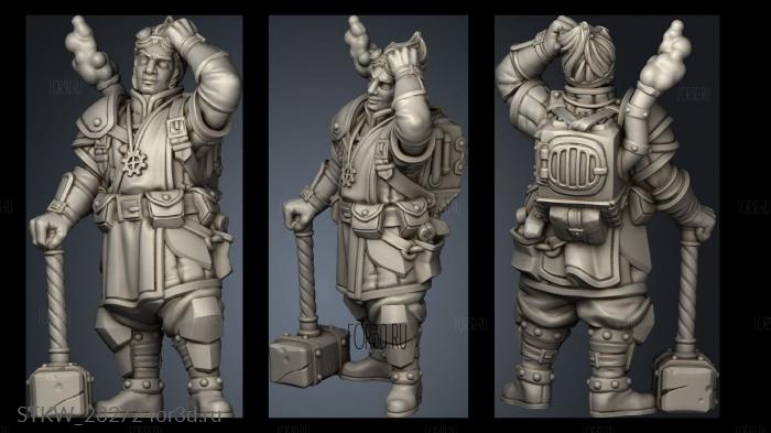 HUMAN CLERIC SEPT stl model for CNC