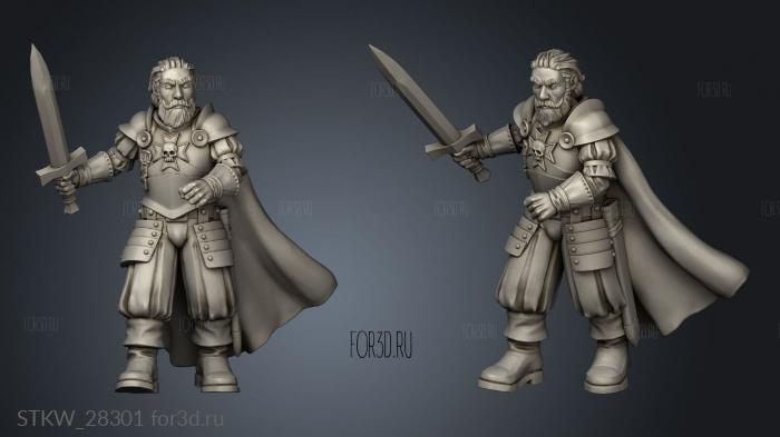 Sir Ragnar stl model for CNC