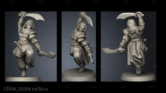 SWORD DANCER stl model for CNC