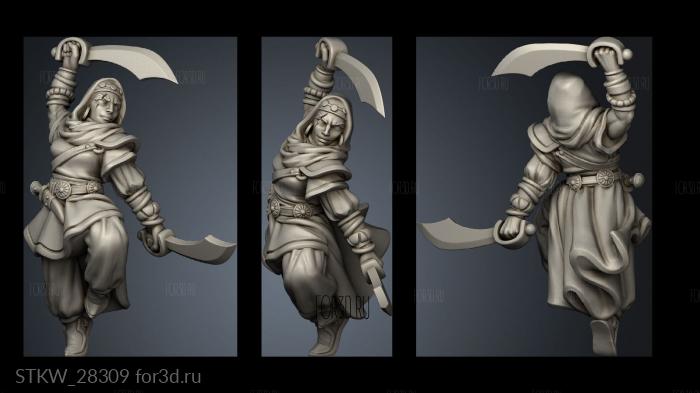 SWORD DANCER stl model for CNC