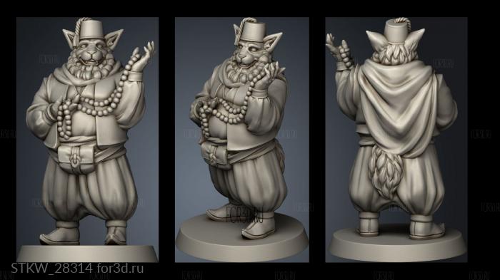 TABAXI MERCHANT AUG stl model for CNC