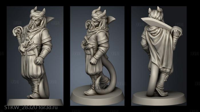 TIEFLING MAMLUK AUG stl model for CNC