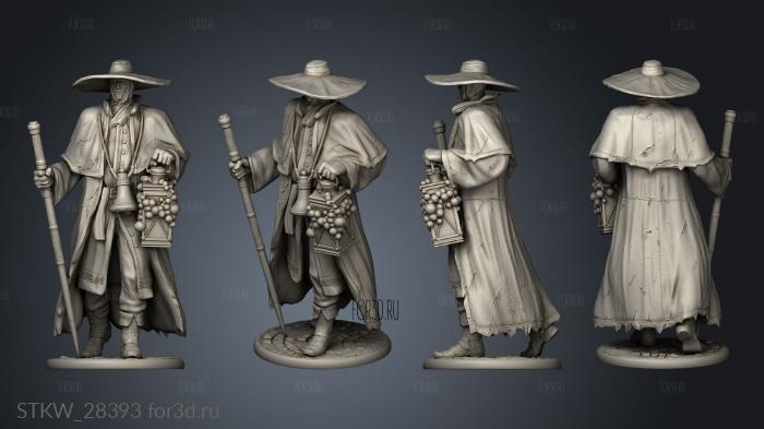 Church Servant stl model for CNC