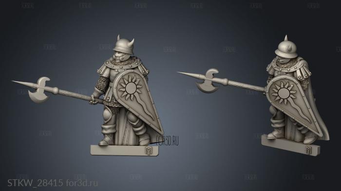 Citadel Guard stl model for CNC