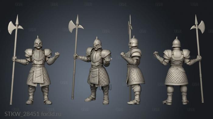 City guard stl model for CNC