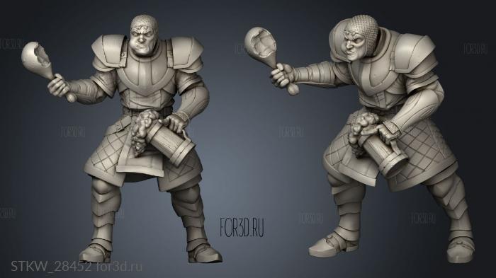 City guard stl model for CNC