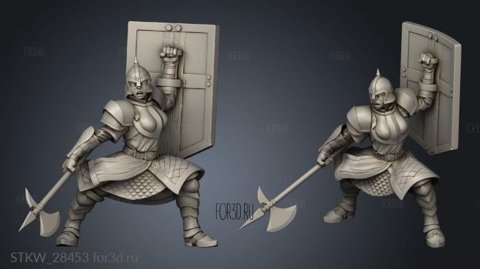 City guard stl model for CNC