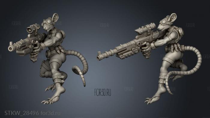 Clan Wyzerd Skitterkin Shadowkin stl model for CNC