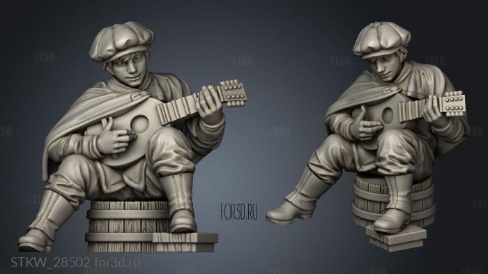 Assassin Foley Pocket Picking Bard stl model for CNC