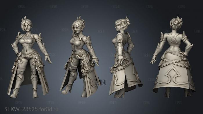 Classic Lolissa stl model for CNC