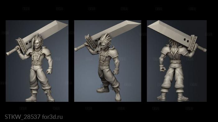 Classic zack stl model for CNC