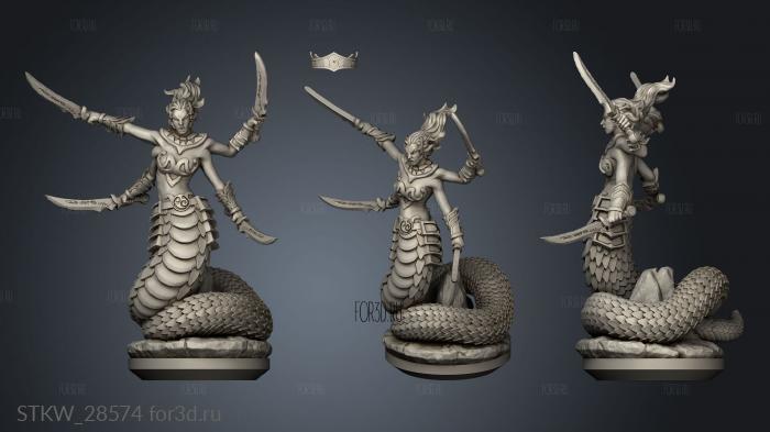 Clay Nagas Naga stl model for CNC
