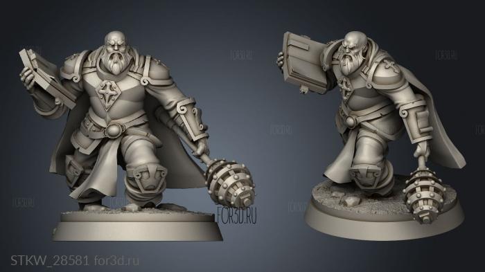 cleric male stl model for CNC