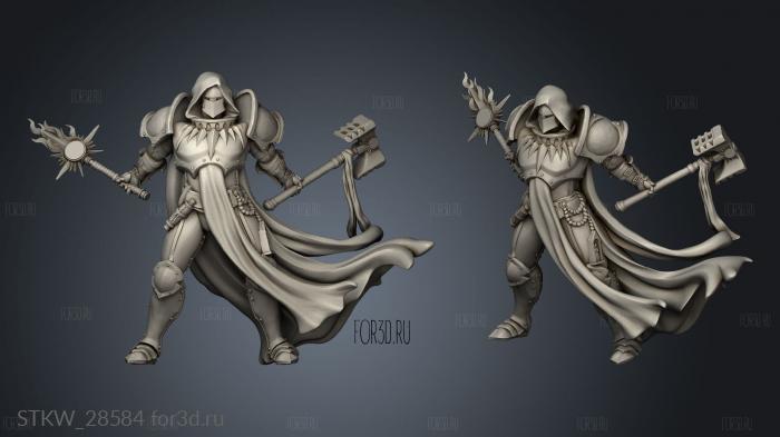 Cleric stl model for CNC