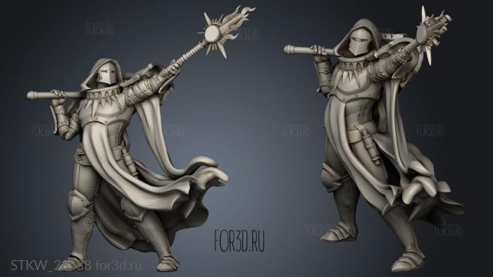 Cleric stl model for CNC