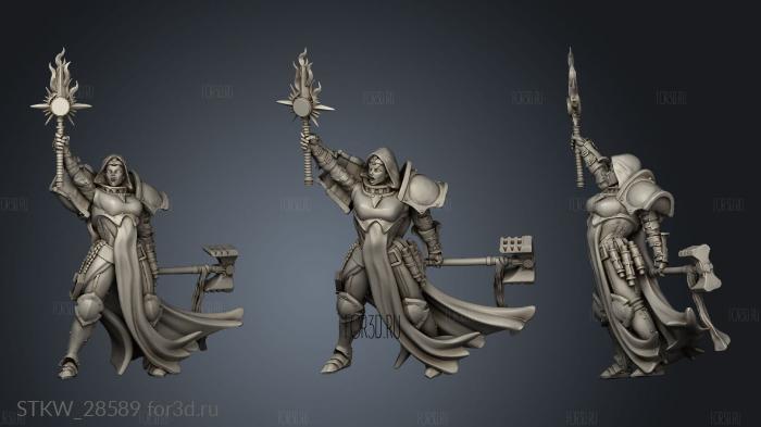 Cleric stl model for CNC