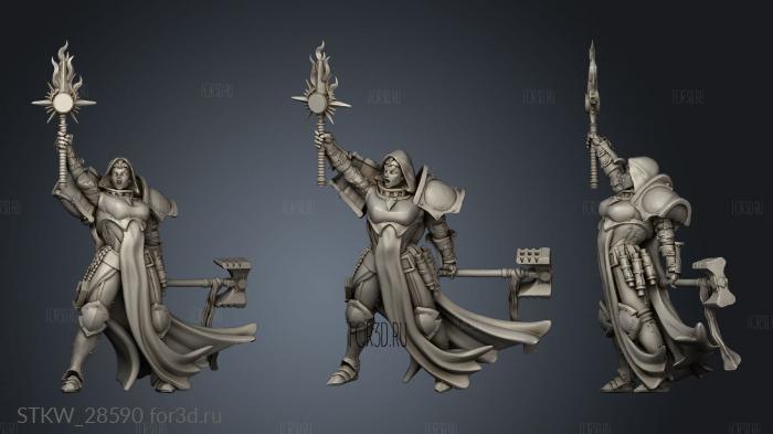 Cleric stl model for CNC