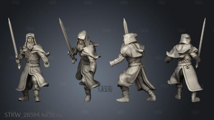 cloak quiver javelin stl model for CNC