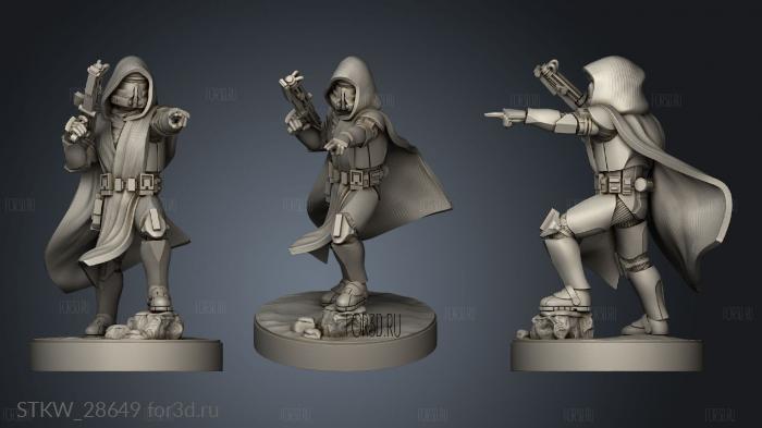 Commander Keller Heroic stl model for CNC