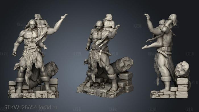 Conan stl model for CNC