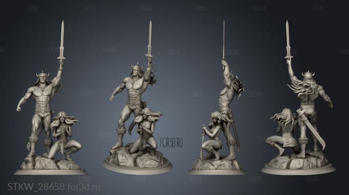 conan Sheath stl model for CNC