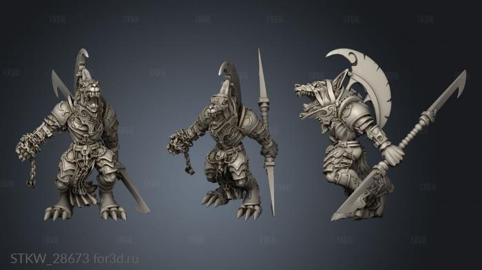 Wolfman 3d stl модель для ЧПУ