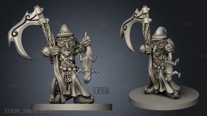 the Goblin shub stl model for CNC