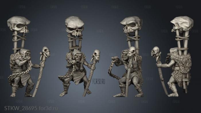 Core Goblin Beastmaster stl model for CNC