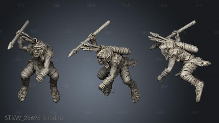 Core Goblin Rider stl model for CNC