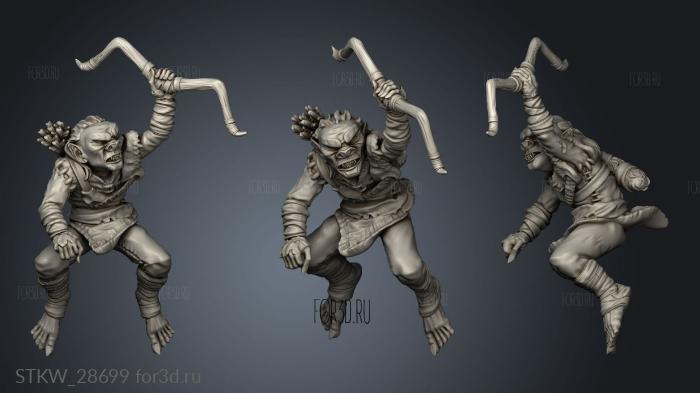 Core Goblin Rider stl model for CNC