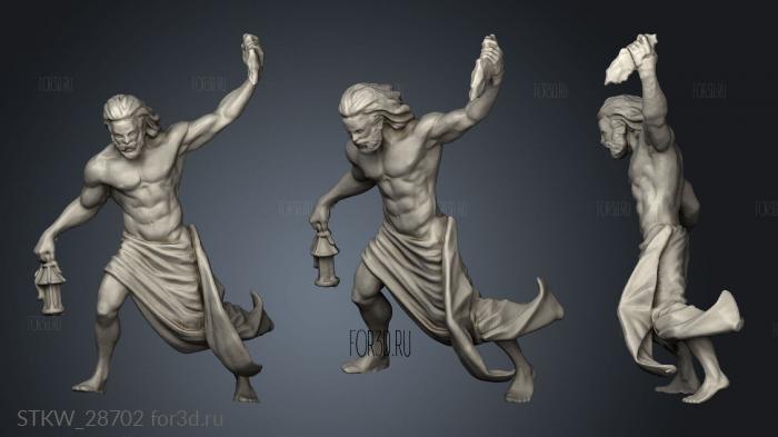 Core Survivor Allister stl model for CNC