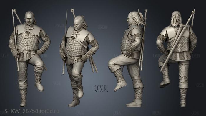 creator Vesemir The Witcher stl model for CNC