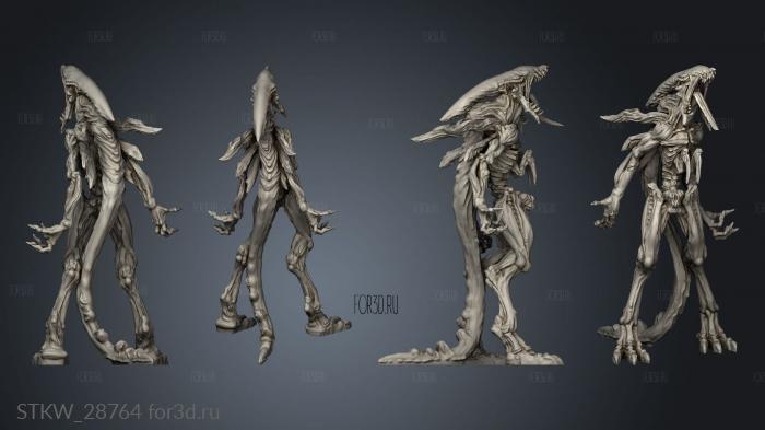 Creatures from behind the veil Void Hunter Workers stl model for CNC