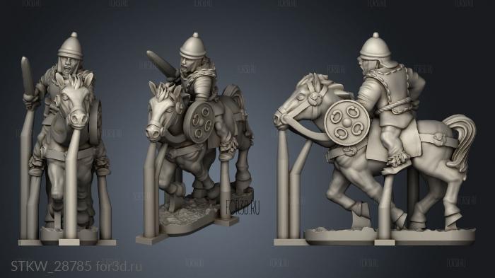 Forge Ancients Gaulle cav stl model for CNC