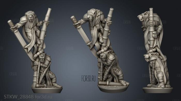 Forge Eastern Skaven lookout stl model for CNC
